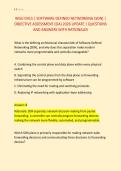 WGU D415 &vert; SOFTWARE-DEFINED NETWORKING &lpar;SDN&rpar; &vert; &NewLine;OBJECTIVE ASSESSMENT &lpar;OA&rpar; 2026 UPDATE &vert; QUESTIONS &NewLine;AND ANSWERS WITH RATIONALES