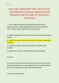 WGU C493  EXAM &lpar;LATEST 2026 &sol; 2027&rpar; ACTUAL &NewLine;QUESTIONS WITH DETAILED ANSWERS AND OA &NewLine;READINESS PRACTICE EXAM TEST BANK WITH &NewLine;STUDY GUIDE