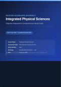 WGU C165 &sol; SXO1 Integrated Physical Sciences OA Study Guide & Exam Question Bank &lpar;Q1-60&rpar;