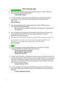 NR507 Final Study Guide&period; LATEST UPDATED VERSION WITH POSSIBLE QUESTIONS AND ANSWERS
