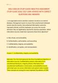WGU C836 OA STUDY GUIDE OBJECTIVE ASSESSMENT &NewLine;STUDY GUIDE 2026&sol; 2027 100&percnt; VERIFIED WITH CORRECT &NewLine;QUESTIONS AND ANSWERS 