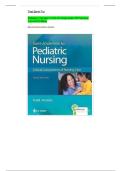 TEST BANK FOR Pediatric Nursing&colon; Critical Components of Nursing Care 3rd Edition by Diane Rudd&comma; Kathryn&comma; Kocisko&sol; QUESTIONS and ANSWER KEY 2024&NewLine;