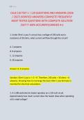 CSLB C10 TEST 1 &vert; 120 QUESTIONS AND ANSWERS &lpar;2026 &NewLine;&sol; 2027&rpar; &lpar;VERIFIED ANSWERS&rpar; COMPLETE FREQUENTLY &NewLine;MOST TESTED QUESTIONS WITH COMPLETE SOLUTION &NewLine;&sol;GET IT 100&percnt; ACCURATE&excl;&lpar;GRADED A&plus;&rpar;
