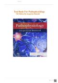 Test Bank For Pathophysiology 7th Edition By Jacquelyn Banasik All 54 Chapters Covered With Questions And Verified Solutions Newest