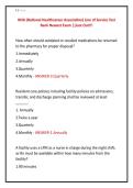 NHA &lpar;National Healthcareer Association&rpar; Line of Service Test &NewLine;Bank Newest Exam &vert;&vert;Just Out&excl;&excl;&excl;
