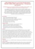 CWB Welding Inspector Level 3 Exam 2026-2027 &vert; 200&plus; Verified Q&A with Detailed Explanations &vert; CSA W59 & W47&period;1