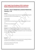 ANCC MEDSURG-BC&trade; EXAM NEWEST 2026&sol; 2027 ACTUAL EXAM TEST BANK&vert; ANCC MEDSURG-BC&trade; CERTIFICATION EXAM WITH COMPLETE 300 REAL EXAM QUESTIONS AND CORRECT VERIFIED ANSWERS&sol; ALREADY GRADED A&plus;