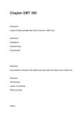 EMT 300 Chapter Exam Study Guide 2026&sol;2027 &vert; EMT 300 Questions & Answers &vert; Emergency Medical Technician Exam Prep & Review