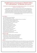 NSG6020 Final Exam Prep Document &vert; 2026&sol;2027 Edition &vert;&NewLine;150 Verified Questions - 142 Questions with Answers