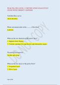 Peak Pilates Level 1 Certification Exam Study Guide