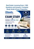 Real Estate Licensing Exam 1000 Questions & Answers &vert; Complete Real Estate Study Guide & Exam Preparation