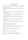 ATI TEAS A&P &vert; Anatomy & Physiology Study Guide & Exam Prep