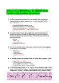 ACLS Exam Version A & B 50 Questions & Answers 2026&sol;2027 &vert; Advanced Cardiovascular Life Support Study Guide & Exam Prep