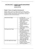Theory Guide for Unit 1 - Human Lifespan Development&colon; Chomsky&comma; Bowlby and Piaget