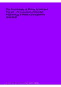 The Psychology of Money by Morgan Housel 2026&sol; 2027 &ndash; Key Lessons&comma; Financial Psychology & Money Management