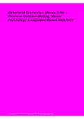 Behavioral Economics&colon; Money & Me 2026&sol; 2027 &ndash; Financial Decision-Making&comma; Money Psychology & Cognitive Biases