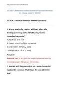 NSG 4800 &ndash; COMPREHENSIVE NURSING EXAMINATION &ndash; QUESTIONS With Answers and Rationales Updated for 2026&sol;2027