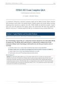 FINRA SIE EXAM COMPLETE Q&A 2026&sol;2027 &vert; Verified Questions & Correct Answers &vert; Securities Industry Essentials Test Prep &vert; Pass Guaranteed - A&plus; Graded&NewLine;&NewLine;