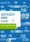 NSG 4800  Unit 4  Mental Health Community Health Health Promotion Questions&comma; Answers & Complete Study Guide 