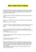 Real estate Exam Indiana