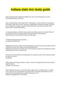 Indiana state test study guide