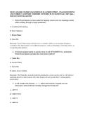 EXCEL CRASH COURSE EXAM FROM WALL STREET PREP &ndash; EXAM QUESTIONS &NewLine;AND CORRECT ANSWERS &lpar;VERIFIED ANSWERS&rpar; PLUS RATIONALE &vert; 2027 Q&A &vert; &NewLine;INSTANT DOWNLOAD PDF