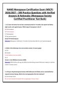 NAMS Menopause Certification Exam &lpar;Menopause Society Certified Practitioner&rpar; Exam &vert; Complete Package Bundle