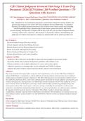 CJE Clinical Judgment Advanced Med-Surge 1 Exam &vert; 200&plus; Verified Q&A with Rationales &vert; 2026&sol;2027 NCLEX Prep