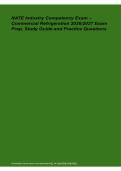 NATE Industry Competency Exam &ndash; Commercial Refrigeration 2026&sol;2027 &vert; Exam Prep&comma; Study Guide & Practice Questions