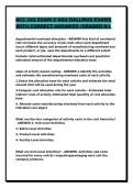 ACC 241 EXAM 2 ASU DALLMUS EXAMS WITH CORRECT ANSWERS&sol;ACTUAL EXAMS &sol;GRADED A&plus;