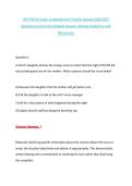 HESI PN Exit Exam Comprehensive Practice Newest 2026&sol;2027 &NewLine;Questions and Correct Detailed Answers Already Graded A&plus; with &NewLine;Ratioanales 