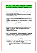 ACC 241 EXAM 3 ASU DALLMUS EXAMS WITH CORRECT ANSWERS&sol;ACTUAL EXAMS &sol;GRADED A&plus;