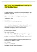 BIOETHICS IN NURSING EXAM SCRIPT WITH VERIFIED SOLUTIONS&period;pdf&NewLine;&NewLine;
