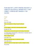 &NewLine;PCAB-AMO TEST &vert;LATEST UPDATED 2026&sol;2027 &vert;A COMPLETE SOLUTION ALL ANSWERS GET IT 100&percnt; CORRECT &vert;VERIFIED BEST GRADED A&plus; FOR SUCCESS&NewLine;