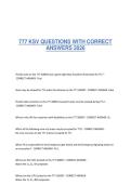 777 KSV EXAM 