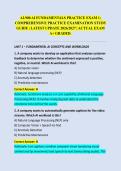 AI-900 AI FUNDAMENTALS PRACTICE EXAM 1&colon; &NewLine;COMPREHENSIVE PRACTICE EXAMINATION STUDY &NewLine;GUIDE &vert; LATEST UPDATE 2026&sol;2027 &vert; ACTUAL EXAM &NewLine;A&plus; GRADED&period;