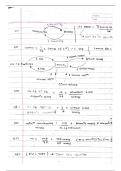 Formula Sheet for Mole Concepts 