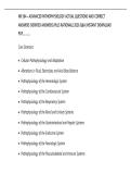 NR 504 &ndash; ADVANCED PATHOPHYSIOLOGY ACTUAL QUESTIONS AND CORRECT&NewLine;ANSWERS &lpar;VERIFIED ANSWERS&rpar; PLUS RATIONALE 2026 Q&A&vert; INSTANT DOWNLOAD&NewLine;PDF&hellip;&hellip;&hellip;&period;&period;&period;