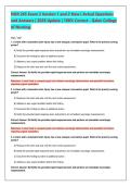 NUR 265 Exam 3 Version 1 and 2 New &vert; Actual Questions &NewLine;and Answers &vert; 2026 Update &vert; 100&percnt; Correct - Galen College &NewLine;of Nursing&period;