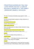 STRAIGHTERLINE MICROBIOLOGY FINAL EXAM &vert;LATEST UPDATED 2026&sol;2027 &vert;A COMPLETE SOLUTION ALL ANSWERS GET IT 100&percnt; CORRECT &vert;VERIFIED BEST GRADED A&plus; FOR SUCCESS