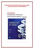 Foundations of Finance 10th Edition by Arthur J&period; Keown &ndash; Complete &NewLine;Test Bank&comma; All Chapters Covered&comma; ISBN 0134897269 