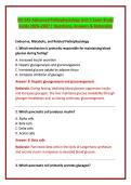 NU 545 Advanced Pathophysiology Unit 5 Exam Study &NewLine;Guide 2026&ndash;2027 &vert; Questions&comma; Answers & Rationales