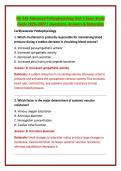 NU 545 Advanced Pathophysiology Unit 3 Exam Study &NewLine;Guide 2026&ndash;2027 &vert; Questions&comma; Answers & Rationales