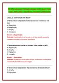 NU 545 Advanced Pathophysiology Unit 1 Exam Study &NewLine;Guide 2026&ndash;2027 &vert; Questions&comma; Answers & Rationales