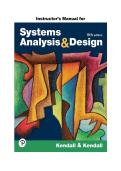 Solution Manual for Systems Analysis and Design 11th Edition by Kenneth E&period; Kendall & Julie E&period; Kendall 2026&sol;2027 &vert; Complete Solutions&comma; Practice Problems & Exam Prep