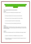 FDNY COF P-98 EXAM AND PRACTICE EXAM ACTUAL EXAM &NewLine;QUESTIONS AND CORRECT DETAILED ANSWERS WITH &NewLine;RATIONALES 
