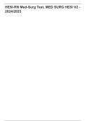 HESI RN Med-Surg Test 2024&ndash;2025 &vert; Med-Surg HESI V2 Exam Bank &vert; Nursing Exam Prep