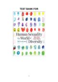 Human Sexuality in a World of Diversity 6th Canadian Edition Test Bank &vert; Rathus &vert; Exam Prep