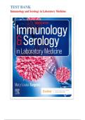 Immunology and Serology in Laboratory Medicine 8th Edition Test Bank &vert; Mary Louise Turgeon &vert; Chapters 1&ndash;27