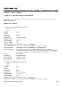 Fundamentals of Financial Management 16th Edition Test Bank &vert; Brigham & Houston &vert; Chapters 1&ndash;21 &plus; Appendixes
